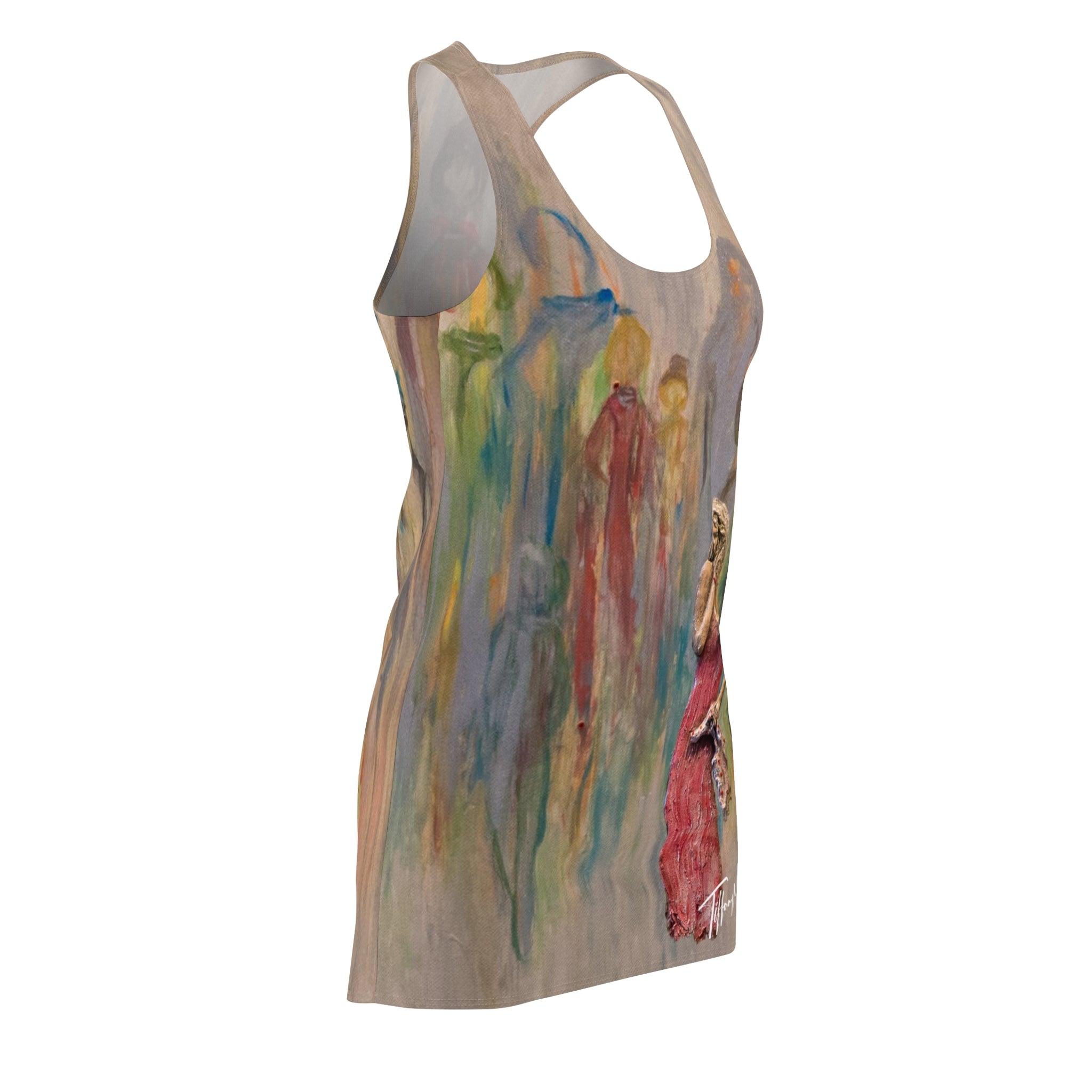 Racerback Dress 'what's next' Art Print by Tiffany Marie Luke