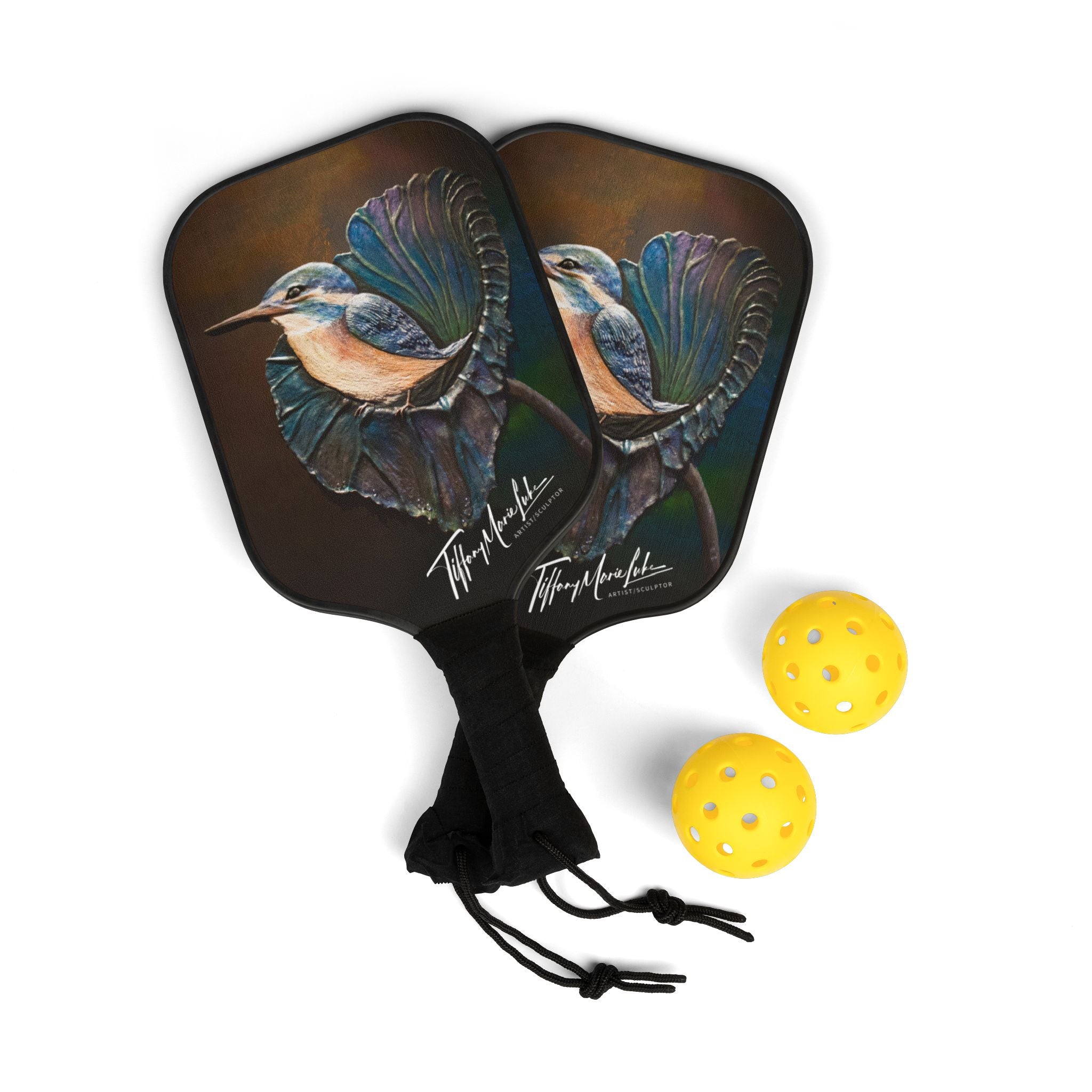 Pickleball paddle - LaFille Gallery “Loui” by artist/sculptor Tiffany Marie Luke