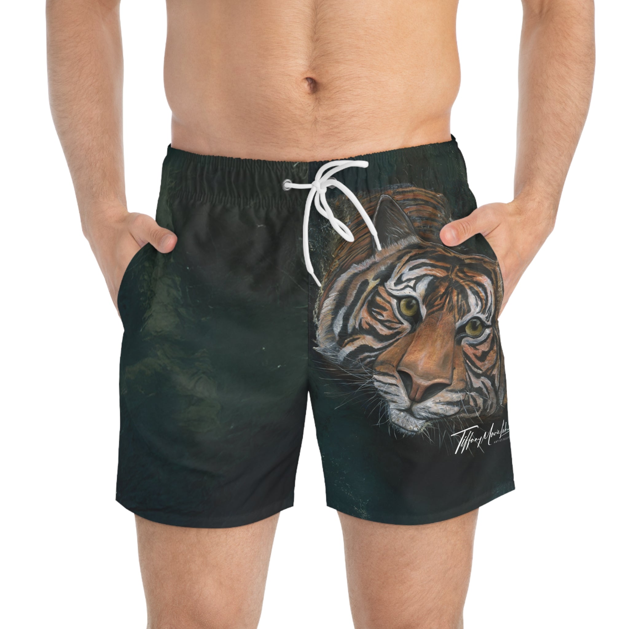 Swim Trunks - LaFille Gallery: “La Tigre” by Tiffany Marie Luke