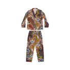 Women’s Satin Pajamas | LaFille Gallery ‘Bali’ Print by Tiffany Marie